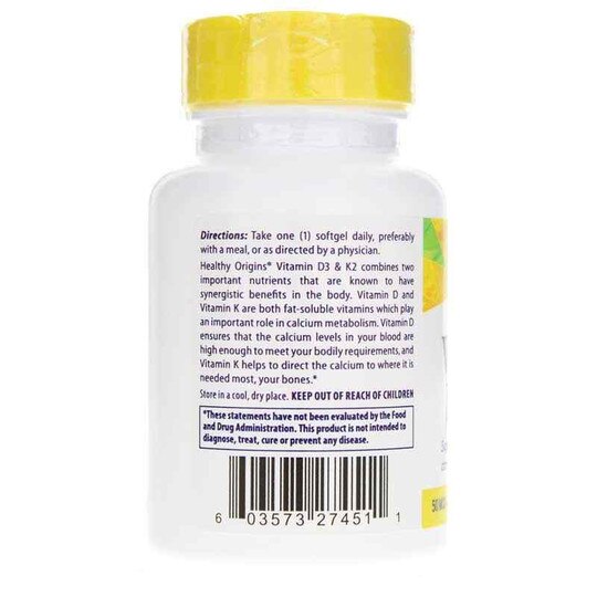Vitamin D3 & K2, HLO